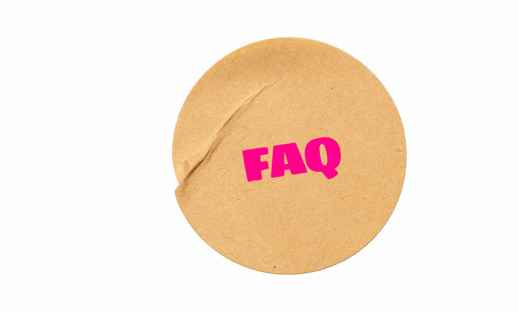 Foire aux questions – visuel kraft rose