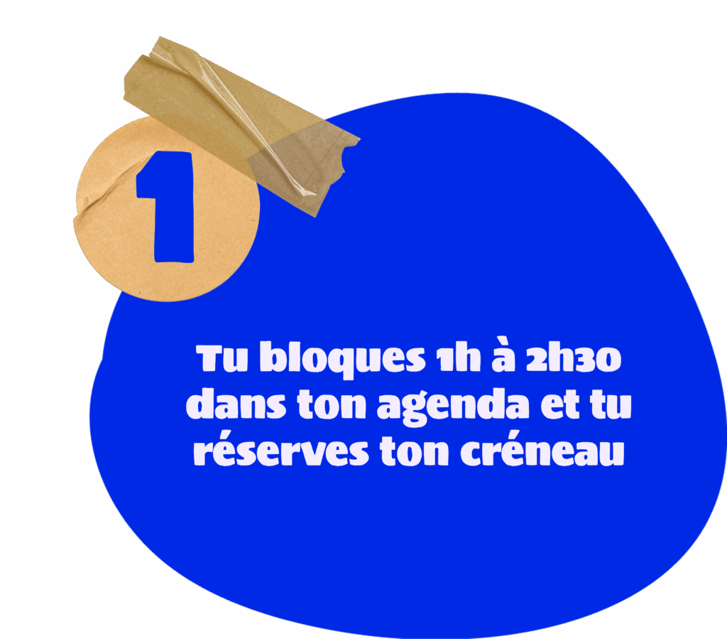 Étape 1 - Réserve ton créneau